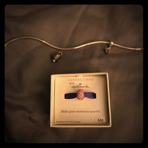 Pandora 7.5 in sterling silver charm bracelet